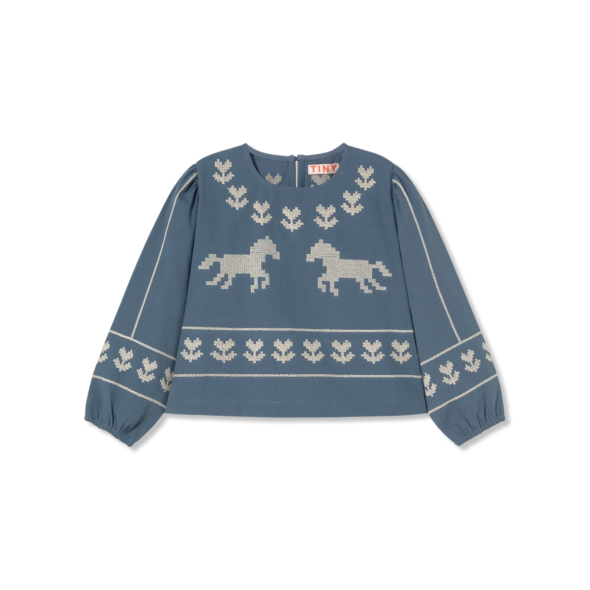 Horses and flowers Blouse