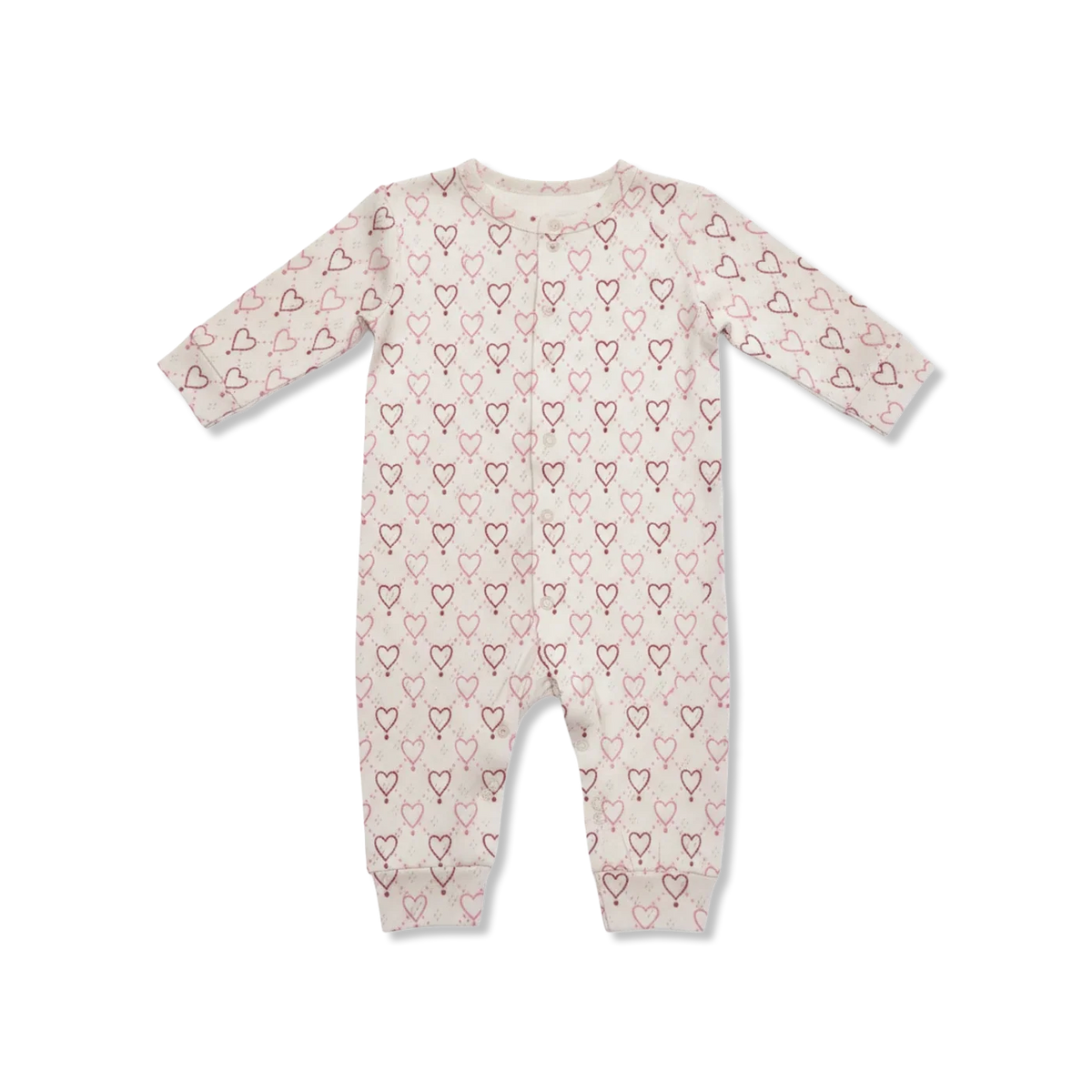 Pointelle One-piece suit