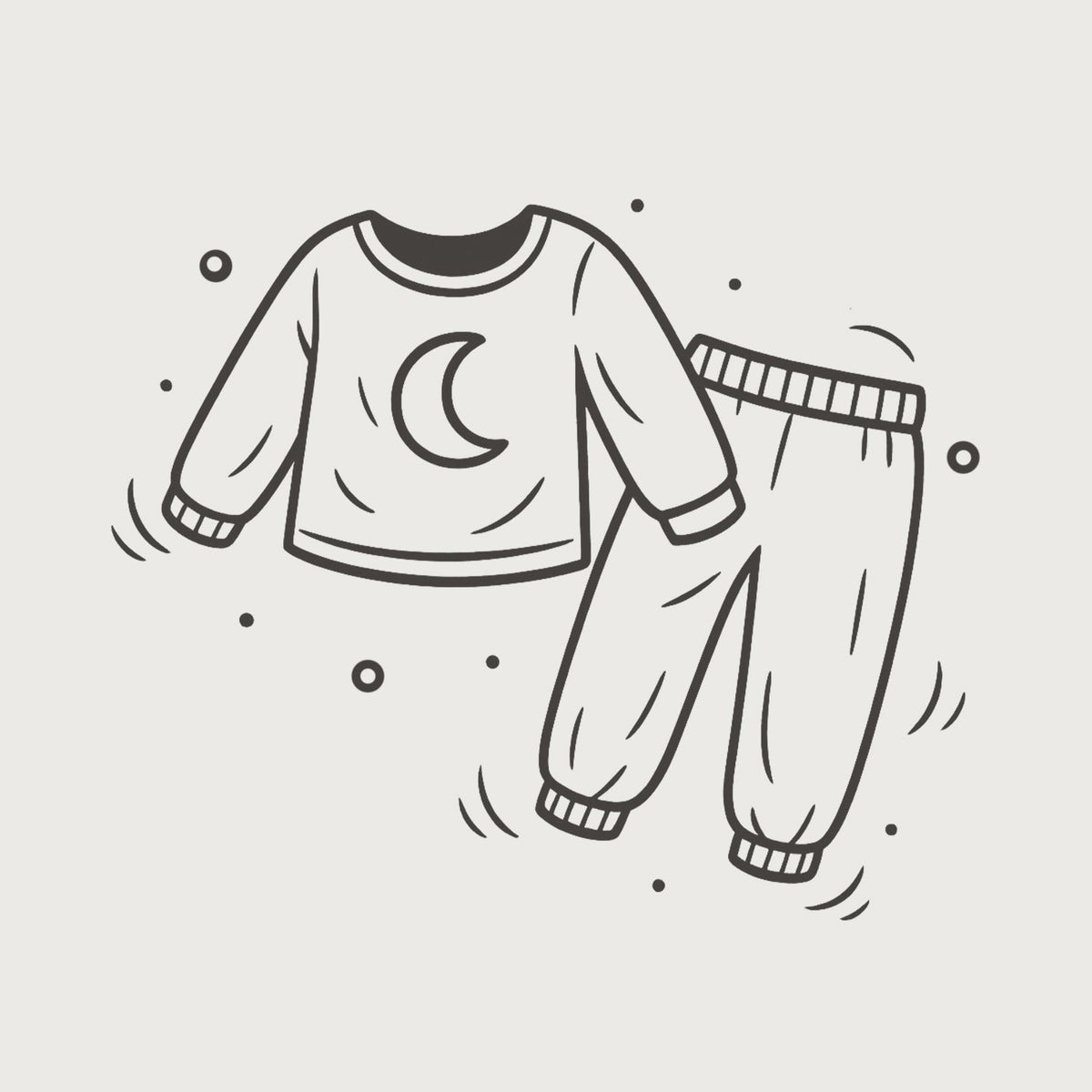 Geteilte Pyjama-Sets