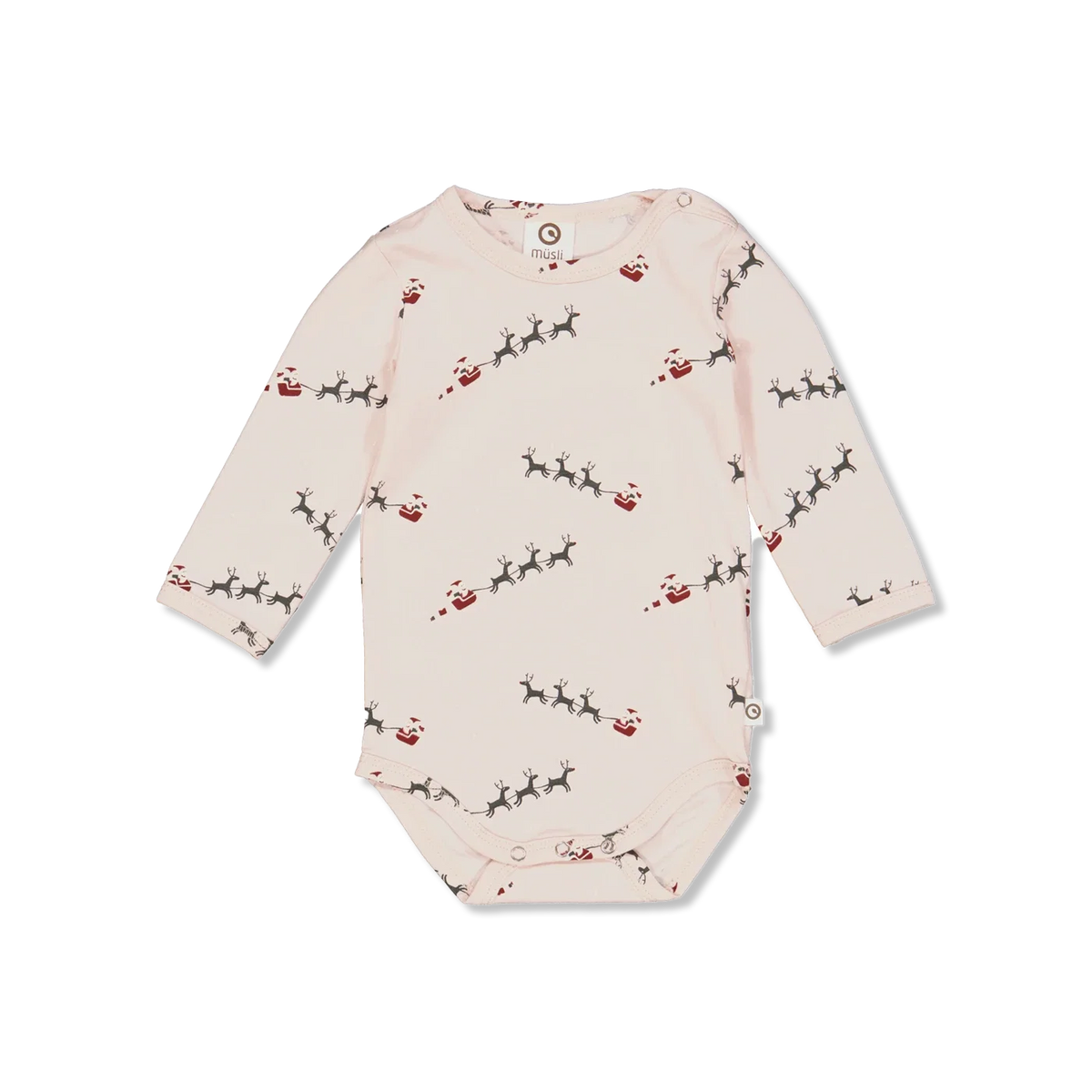 Santa Christmas baby body