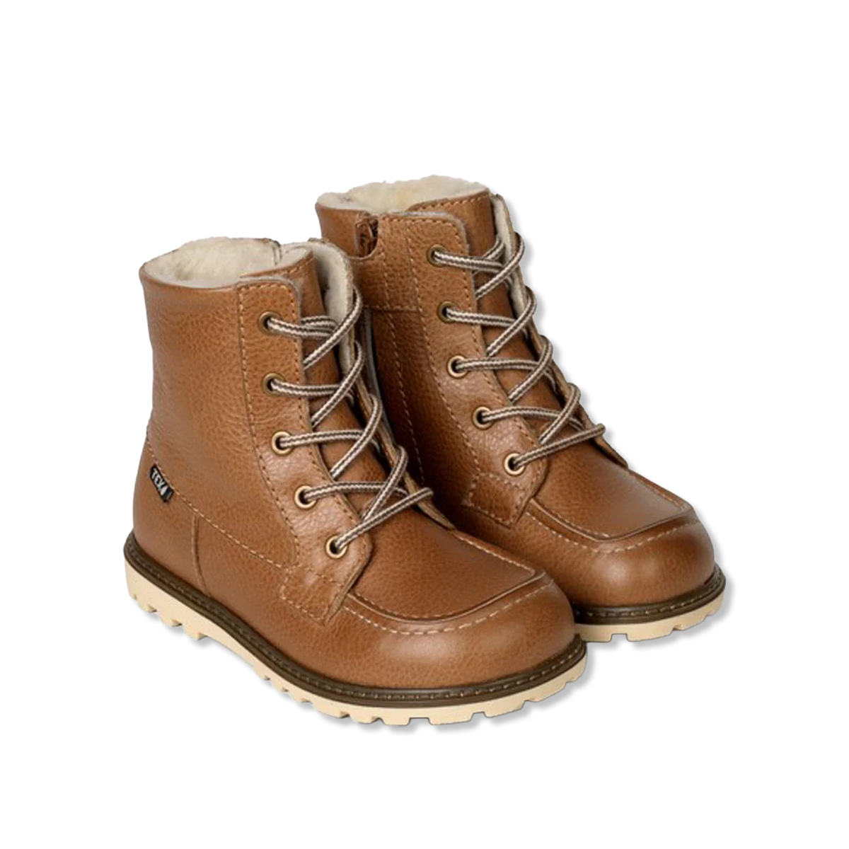 Riley cognac Winter boots
