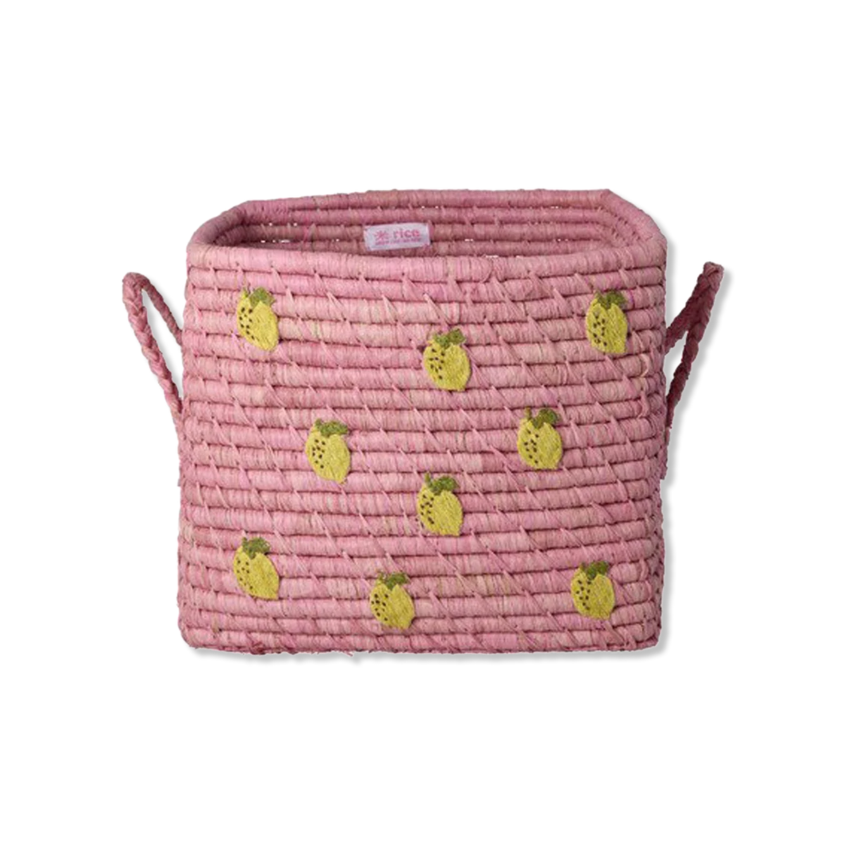 Raffia square Basket