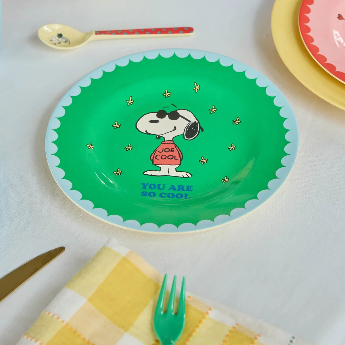 Melamine snoopy Spoon