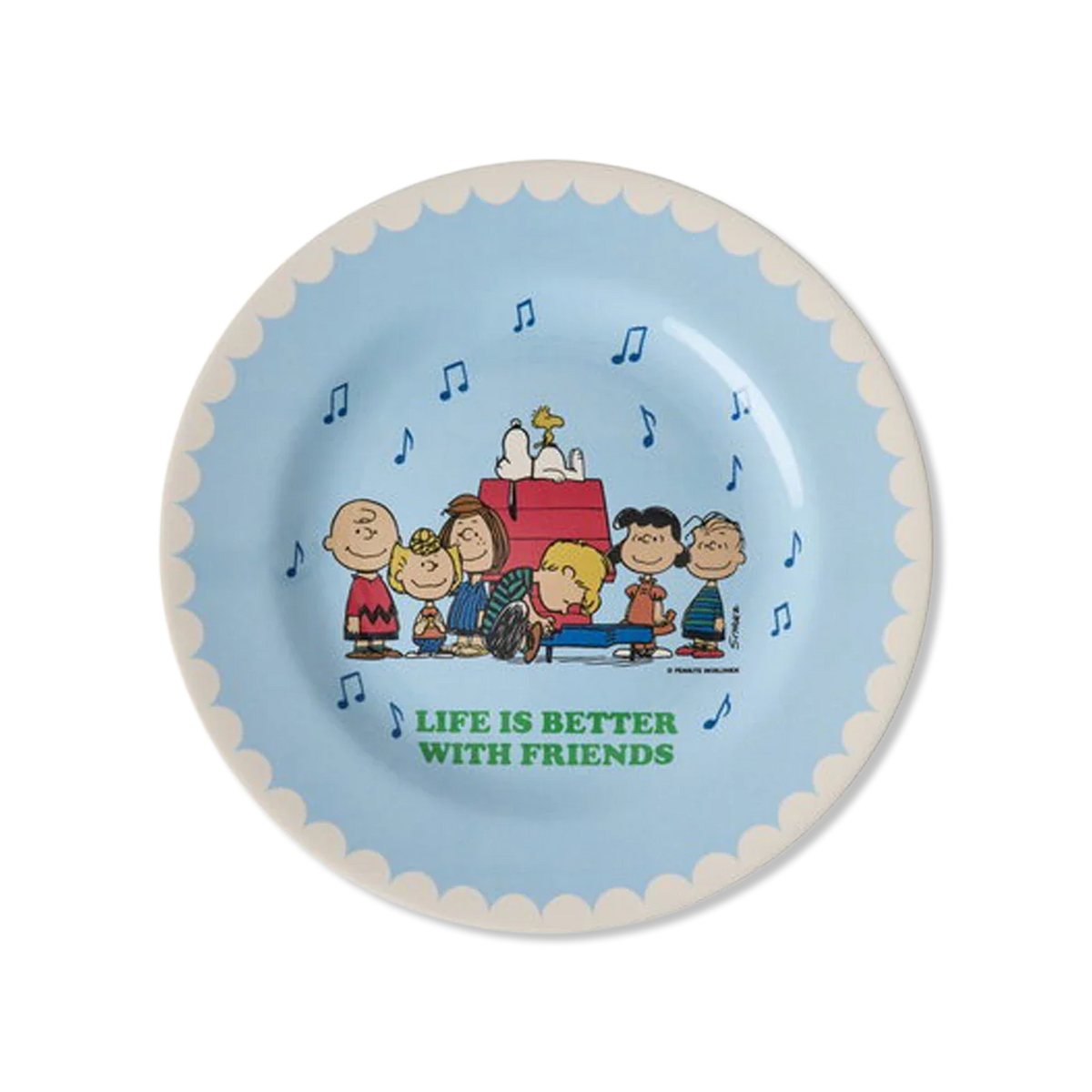 Melamine snoopy Plate